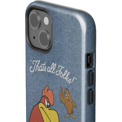 Looney Tunes Foghorn Leghorn Thats All Folks iPhone 15 Impact Case